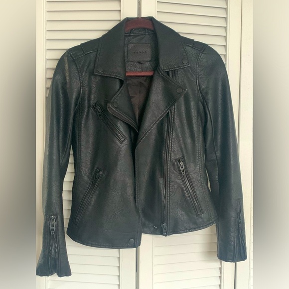 Anthropologie vegan leather jacket - Picture 1 of 4
